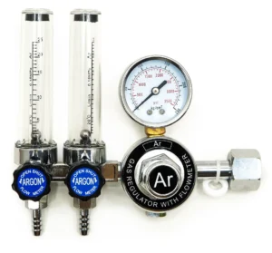 Reduzierer mit doppeltem Rotameter Ar/Co2