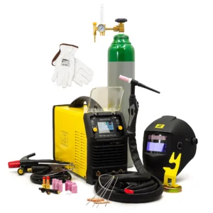 TIG HF MAGNUM THF 238P LCD PRO AC/DC SET FLASCHE, REDUKTOR, SCHWEIßHELM