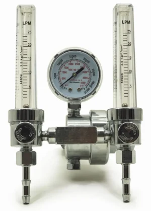 Reduzierer mit 2 Rotametern Ar/Co2 Typ Y
