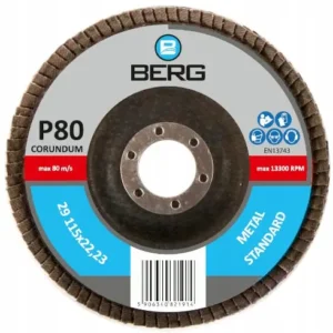 SCHLEIFSCHEIBE BERG A-80 GR 80 125x22 KORUND A80 GR80
