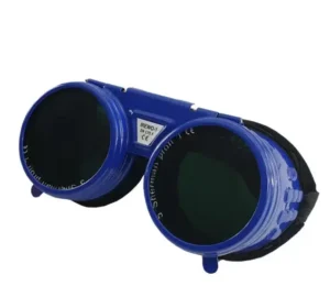 Schweißerschutzbrille mit klappbarem Metallrahmen