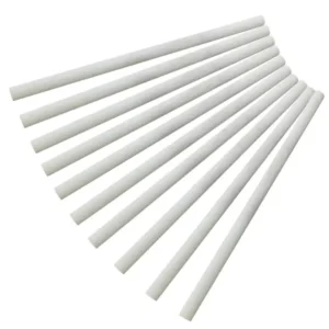 10 Stück Runde Steatitkreide 6x125 mm