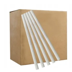 144 Stück Runde Steatit-Kreide 6x125 mm Verpackung