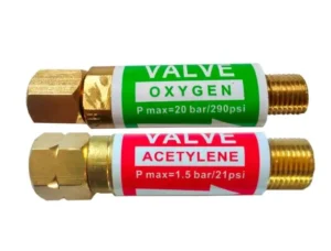 Sicherung für Reduzierer Sauerstoff 1/4 RH + Acetylen 3/8 LH Set