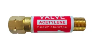 Sicherung für den Reduzierer ACETYLEN 3/8LH LPG