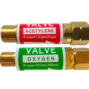 Sicherheitsbrenner-Set 1/4 RH SAUERSTOFF + 3/8 LH ACETYLEN