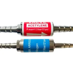 Sicherungssatz für Durchgangssicherungen 6,3mm Sauerstoff + Acetylen 8 mm