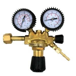 Stickstoff-Flaschenreduzierer mit 2 Manometern