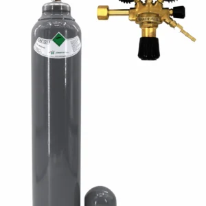 CO2-Gasflasche + Ar/CO2-Reduzierer