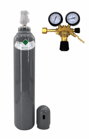 CO2-Gasflasche + Ar/CO2-Reduzierer