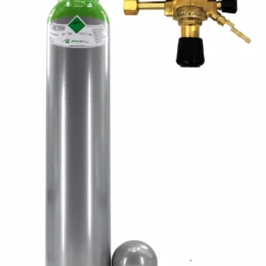 Gasflasche MIX ARGON/CO2 + Druckminderer Ar / CO2