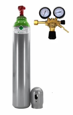 Gasflasche MIX ARGON/CO2 + Druckminderer Ar / CO2