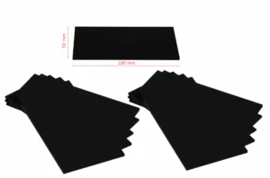 10 Stück Vorsatzscheiben Schweißhelm Dunkel 100x50 mm 8-12 DIN