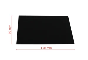 Vorsatzscheibe Schweißmaske dunkel 110 x 90 mm 8-13 DIN