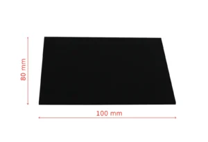 5 Stück Dunkle Vorsatzscheiben 100x80 mm 8/9/11/13 DIN