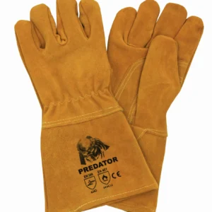 SCHWEIßERHANDSCHUHE PREDATOR LANG KEVLAR LEDER