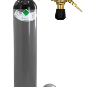 Gasflasche mit Stickstoff + Stickstoff-Reduzierer
