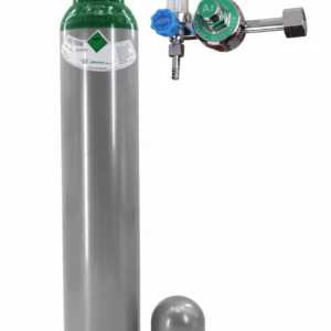 Gasflasche ARGON + Druckminderer mit Rotameter Typ ZR-67