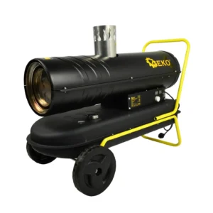 Ölheizung 40 kW mit Schornstein und Thermostat