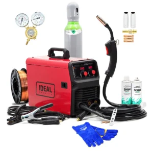 SET Schweißgerät IDEAL PRAKTIK MIG 1800 180A REDUZIERVENTIL DRAHT