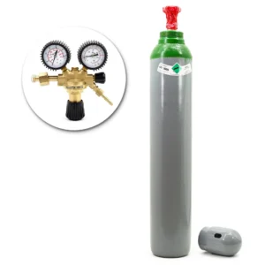 Gasflasche 10l ARGON + Druckminderer Ar / CO2