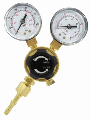 Gasflaschenregler MINI Argon CO2 Zweistufig