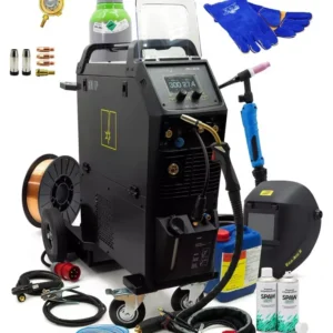SET Spartus® MIG/MAG DOPPEL PULS 300A Synergia Kühler Inverter Schweißgerät WIG