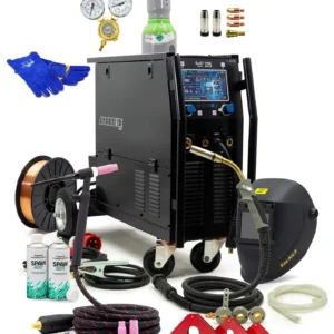 SET Spartus® EASYMIG 325 MIG/MAG 300Amp Synergia LCD Inverter Schweißgerät Synergy 400V WIG