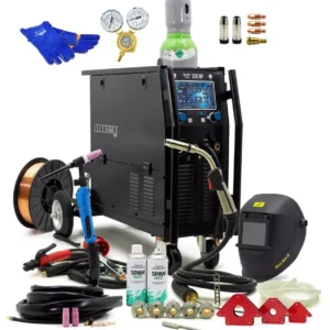 Set Spartus® EasyMIG 330 DP MIG/MAG DOPPEL PULS 300A Synergia Kühler Inverter Schweißgerät