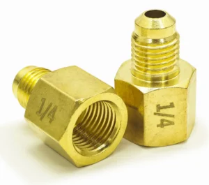 REDUZIERUNG FÜR STICKSTOFFDRUCKMINDERER SAE 1/4'' KLIMA-ADAPTER
