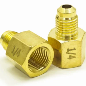 REDUZIERUNG FÜR STICKSTOFFDRUCKMINDERER SAE 1/4'' KLIMA-ADAPTER