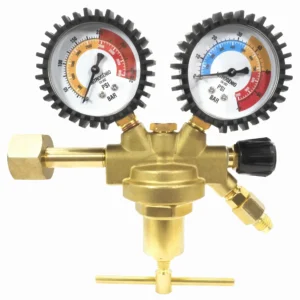 Stickstoffdruckminderer 40 bar mit 2 Manometern für Stickstoff (Nitrogen)