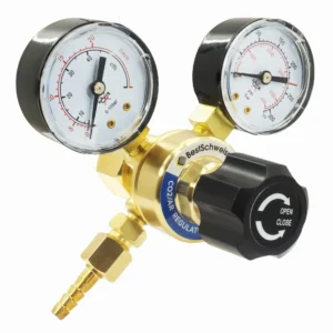 MINI-FLASCHENDRUCKMINDERER SERIE 50 – ARGON / CO₂ – MIT 2 MANOMETERN