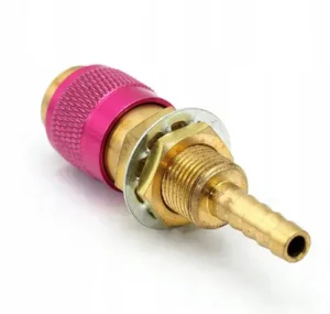 WASSER-DURCHFÜHRUNGSSCHNELLKUPPLUNG TYP R21 ROT 6/8 MM