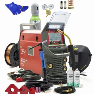 IDEAL EXPERT MIG 220 PFC PULSE Pro5 LCD SET MIGOMAT 200A FLASCHE+SG2+SR17