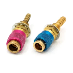 WASSER-DURCHFÜHRUNGSSCHNELLKUPPLUNG-SET TYP R21 6/8 MM