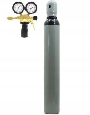 Gasflasche Stickstoff 10L 200 bar + Druckminderer Typ GCE 50 bar