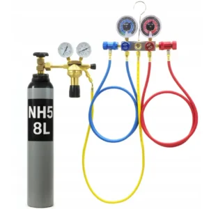 KLIMAANLAGEN-DICHTHEITSPRÜFSET R1234YF NH5 8L DRUCKMINDERER STICKSTOFF GCE