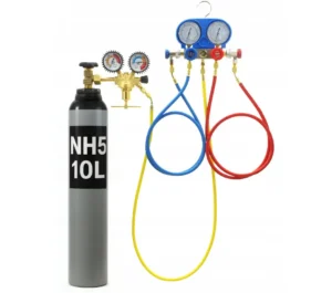 DICHTHEITSPRÜFSET FÜR KLIMAANLAGEN R134A R410A R22 NH5 10L DRUCKMINDERER STICKSTOFF 40bar