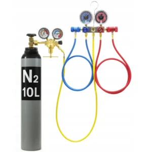 DICHTHEITSPRÜFSET FÜR KLIMAANLAGEN R1234YF MIT STICKSTOFF 10L REDUKTIONSVENTIL 40bar