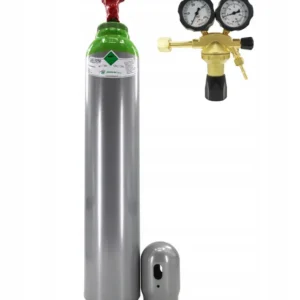 SET: Ar/CO2-Gasflasche 8L + AR/CO2 Druckminderer Typ GCE 24 l/min – BestSchweissen.de