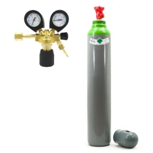 SET: Schutzgasflasche ARGON/CO₂ 10L + Druckminderer Ar/CO₂-10 – BestSchweissen.de