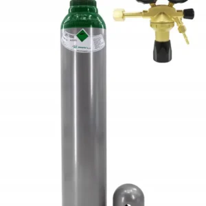 Argon-Gasflasche 8L 200 BAR + Druckminderer AR/CO2 Typ GCE – BestSchweissen.de