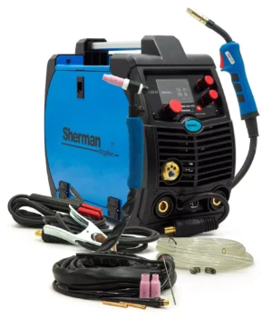 Sherman™ LCD MIG/MAG WIG Schweißgerät 200Amp Synergie+Manuell 3in1 Inverter FLUX
