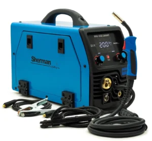 Sherman™ MIG/MAG 200Amp Inverter Schweißgerät WIG LCD Synergie 3in1 Gaslos/Gas MIG 200 Smart 230V 200A