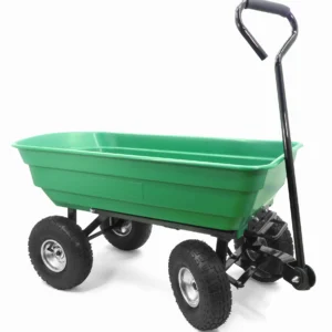 TRANSPORTWAGEN GARTENKARRE KIPPWAGEN SCHUBKARRE 3in1 GRIFF 75L