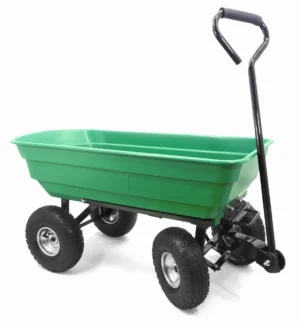 TRANSPORTWAGEN GARTENKARRE KIPPWAGEN SCHUBKARRE 3in1 GRIFF 75L