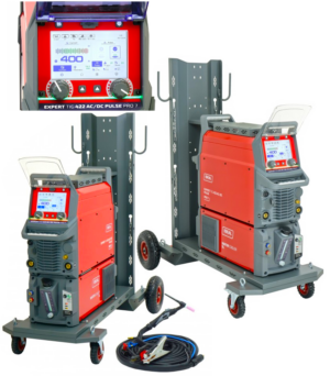 Ideal™ Schweißgerät AC/DC WIG Pulse 400Amp Kühler+Wagen Inverter Aluminium INOX EXPERT TIG 422 AC/DC PFC PULSE Pro7 LCD W