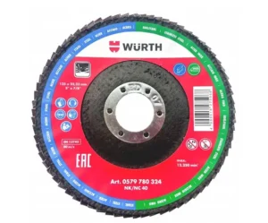 WÜRTH Fächerschleifscheibe G40 125x22,23 mm