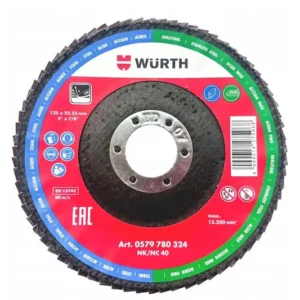 WÜRTH Fächerschleifscheibe G40 125x22,23 mm